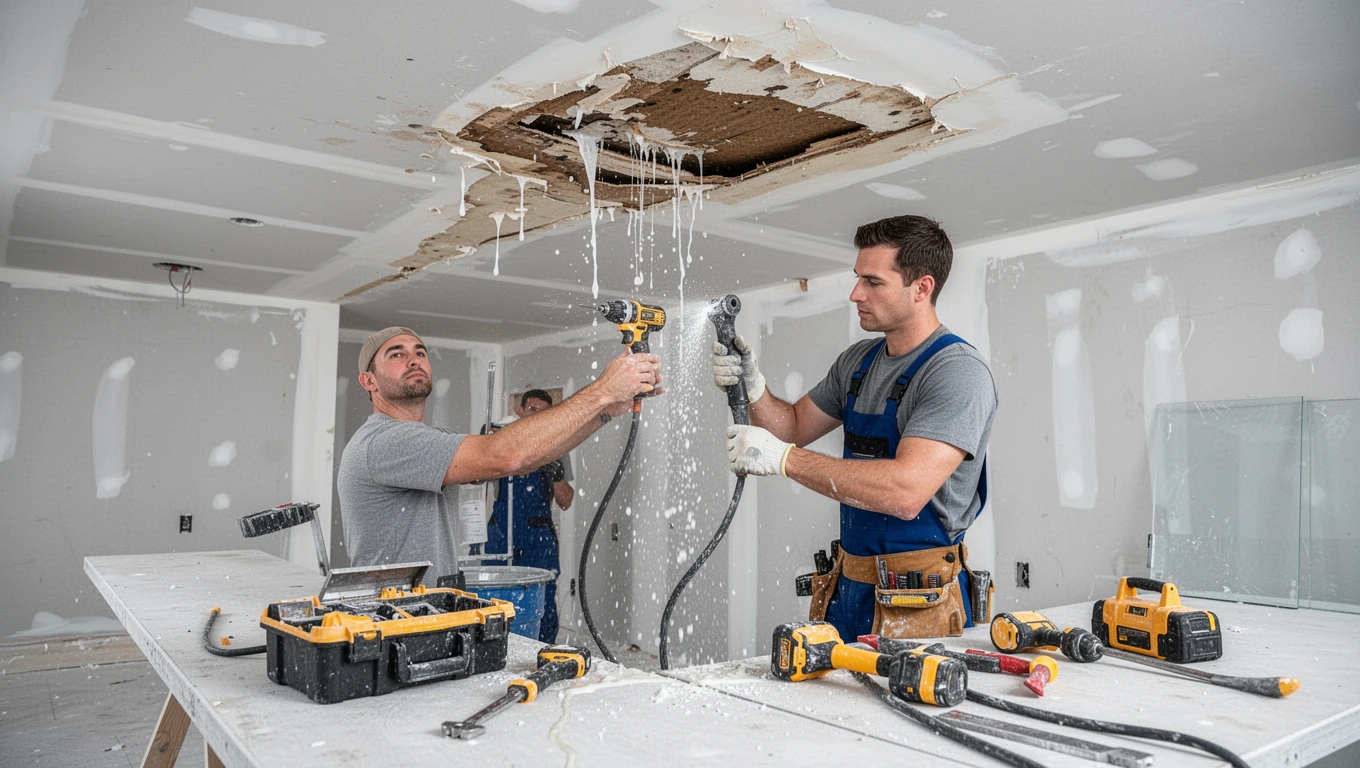 Ceiling Water Damage Repair